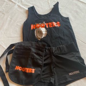 HOOTERS UNIFORM BLACK SIZE SMALL